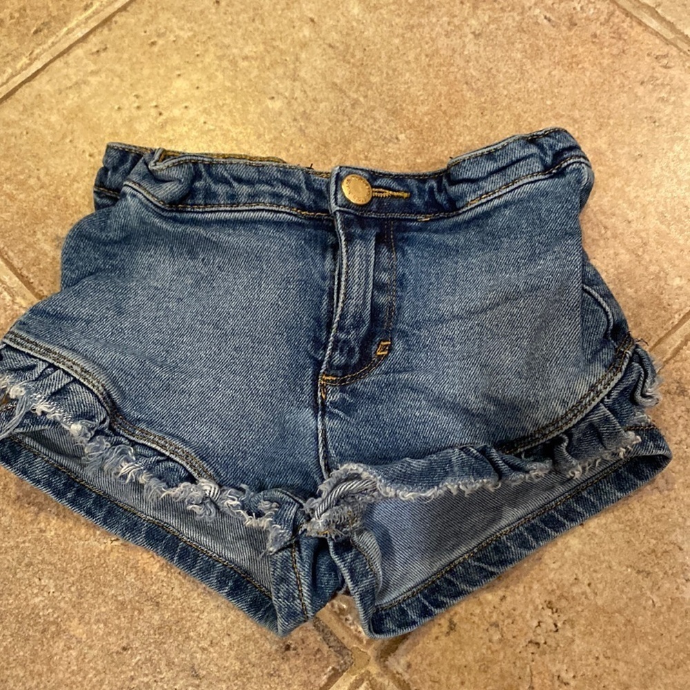 Molo kids jean shorts size 7